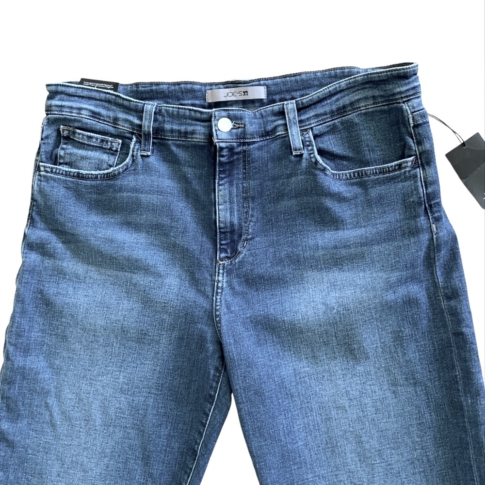 Joe’s Jeans Boyfriend Flawless Raw Hem Medium Wash Women’s Size 32 NWT - Picture 4 of 15